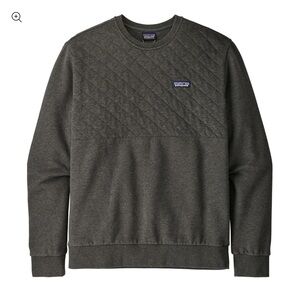 Patagonia M's Organic Cotton Quilt Crewneck Sweatshirt, grey, size xxs, 25320